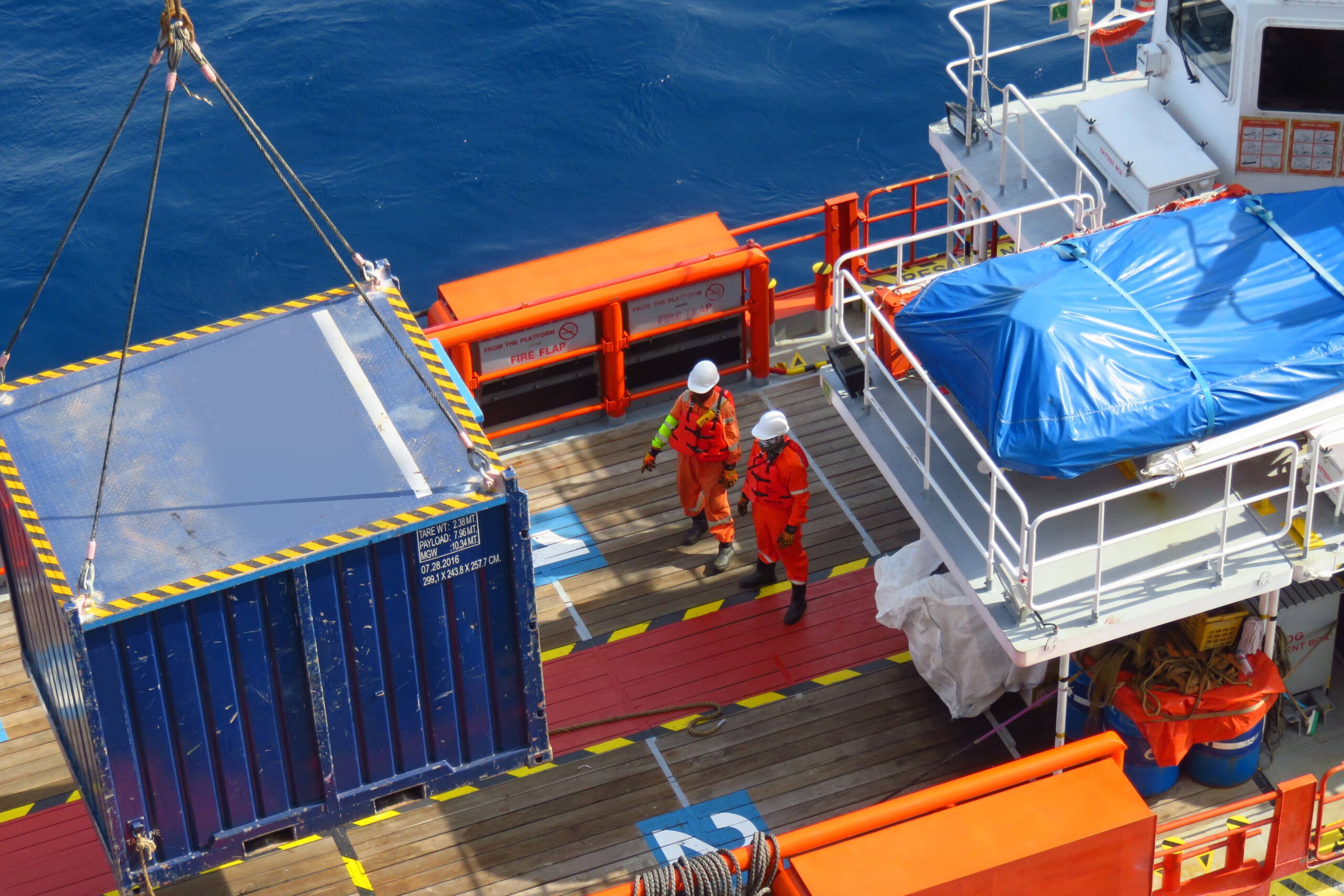 Offshore Container Inspection